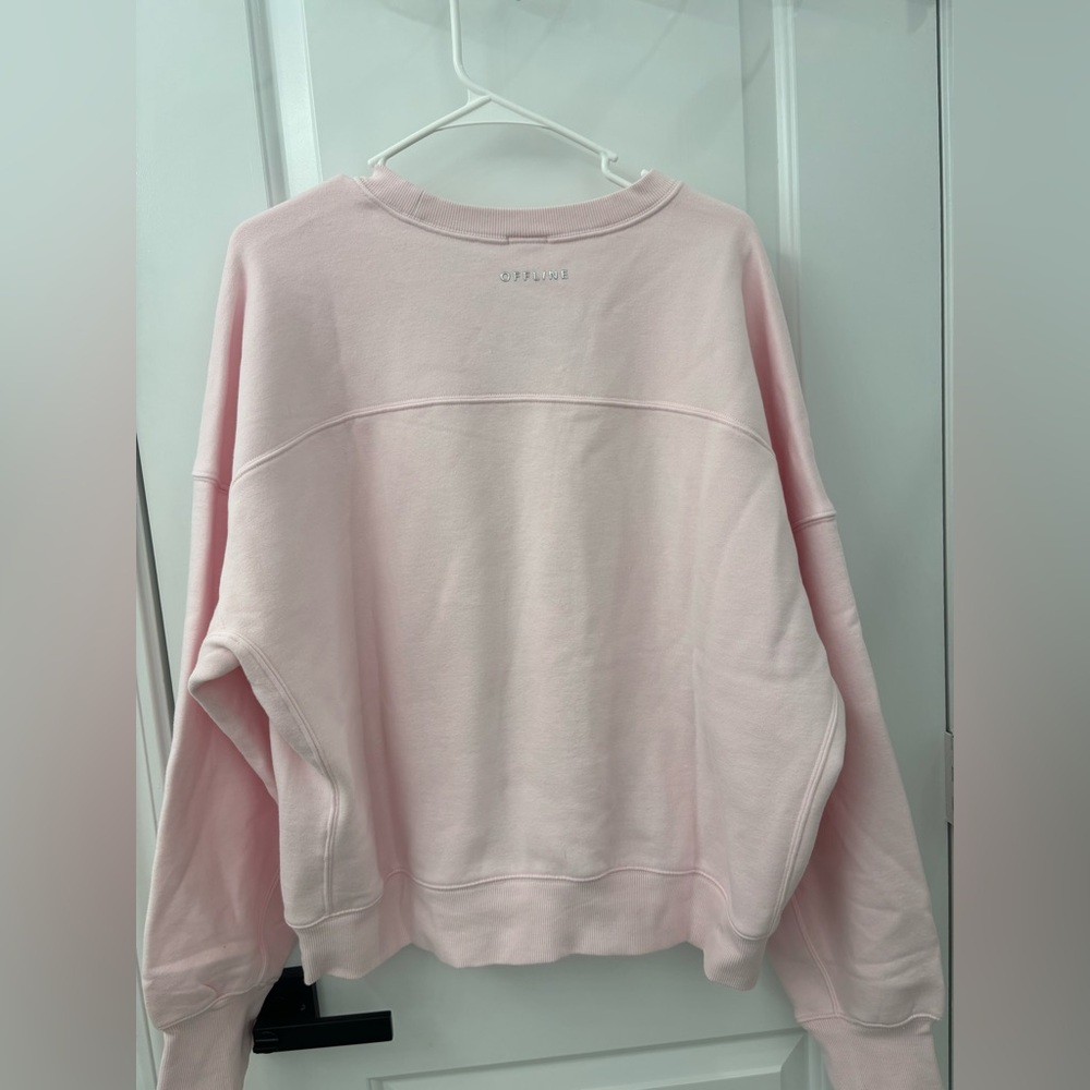 OFFLINE By Aerie Cloud Fleece Classic Crewneck Sweatshirt - Picture 6 of 7